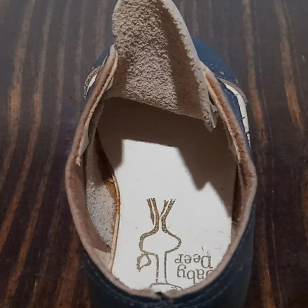Vintage Leather Baby Deer Shoes